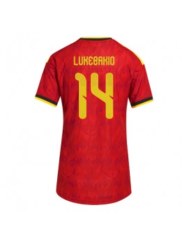 Belgien Dodi Lukebakio #14 Heimtrikot für Frauen WM 2026 Kurzarm Belgien Dodi Lukebakio #14 Heimtrikot für Frauen WM 2026 Kurzarm